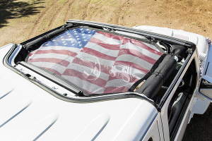 Rugged Ridge Hardtop Sun Shade, Flag - JK