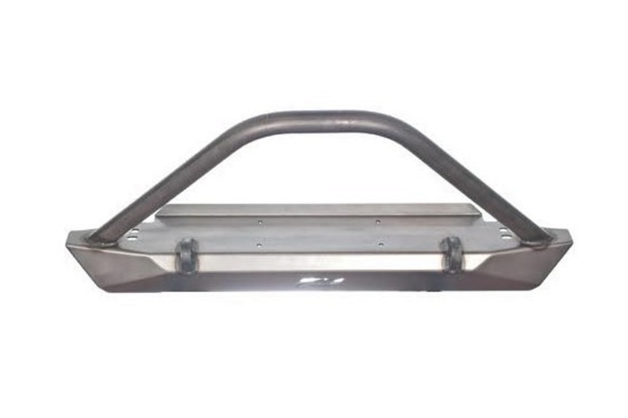 Motobilt Mid-Width Front Bumper w/ Stinger - Bare Steel  - LJ/TJ/YJ