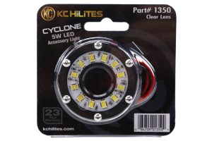 KC HILITES 2IN Cyclone LED Accessory Light, Clear