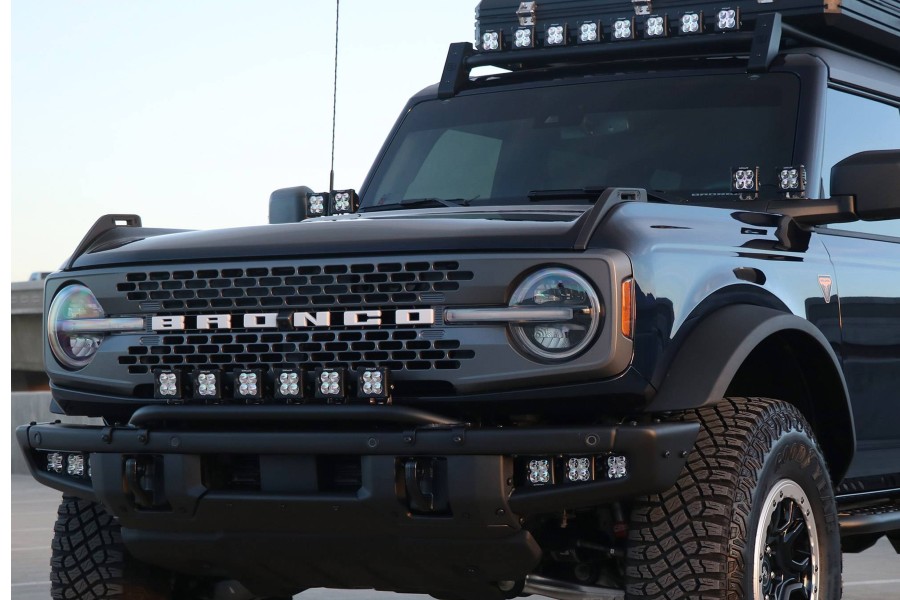 ZROADZ Front Bumper Fog LED KIT, Amber - Bronco 2021+