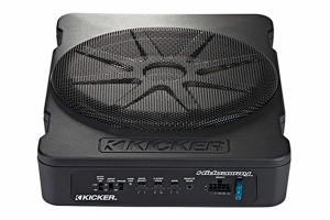 Kicker Hideaway® HS10 Compact Powered 10-inch Subwoofer 