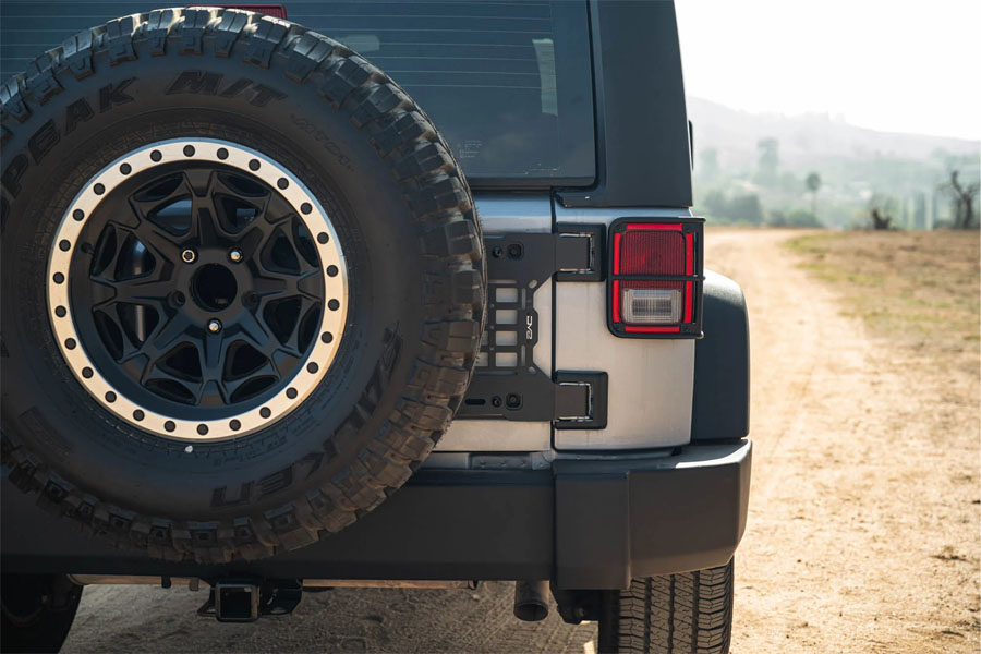 DV8 Offroad Tailgate Reinforcement Molle Panel - JK
