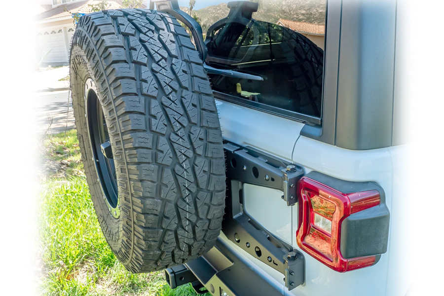 Turn Offroad Hinge Mount Tire Carrier - JL