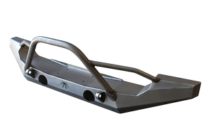 Poison Spyder Full Width Front Bumper with Tabs, Brawler Bar & Gussets - JK