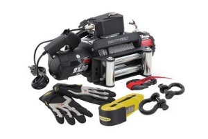 Smittybilt XRC 9.5K Recovery Winch Kit w/ Steel Cable