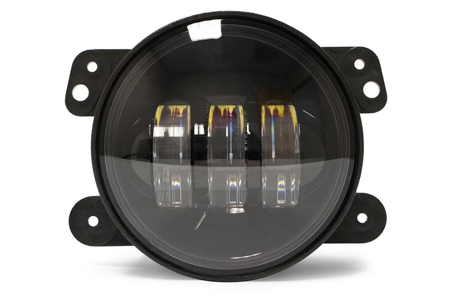 DV8 Offroad 4in LED Round Fog Lights Pair - JK