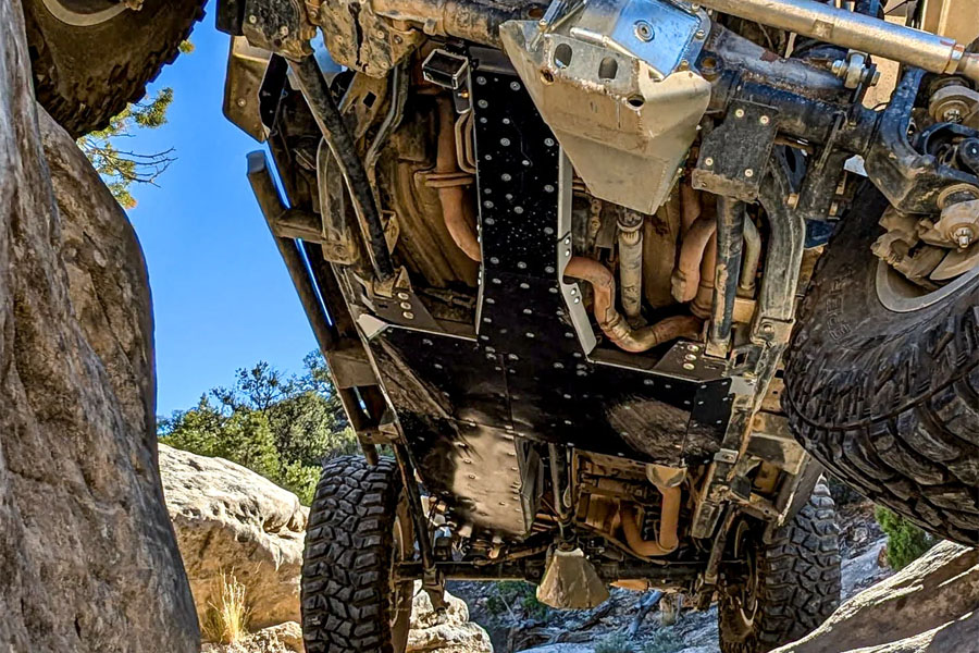 Next Venture Motorsports 7000-Series Aluminum Belly Skid, Non E-Torque - 2018 JL 4DR 3.6L
