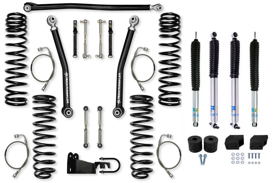 Rock Krawler 2.5in Flex Lift Kit W/ Shocks - JK 2dr