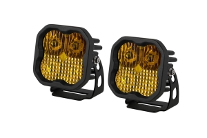 Diode Dynamics SS3 Sport LED Pods, ABL Yellow - Combo