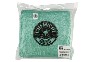 Chemical Guys Workhorse Professional Grade Microfiber Towel Green - 3 Pack
