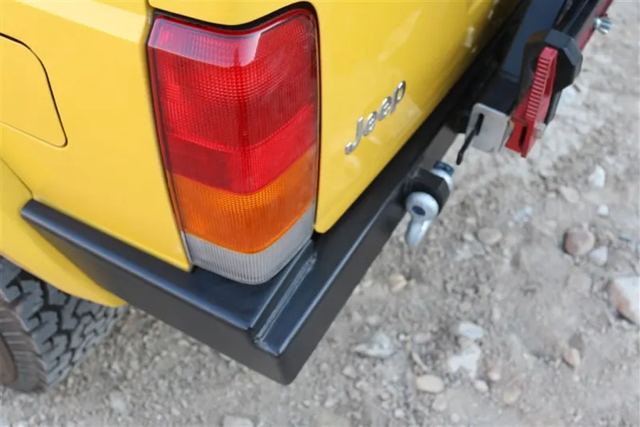 Rock Hard 4x4 Patriot Series Rear Bumper w/ Tire Carrier - XJ