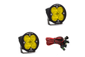 Baja Designs Squadron-R Sport Wide Cornering LED Lights, Amber Pair 