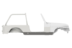 Motobilt Full Length Standard Rocker Guards - Bare - LJ 