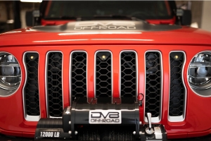 DV8 Offroad Amber LED Grille Lights - JL