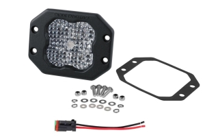 Diode Dynamics SS3 Pro Flush Mount LED Pod, RBL White - Flood
