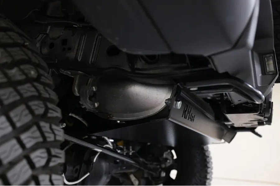 Rock Hard 4x4 Aluminum Muffler Skid Plate - Bronco 2021+