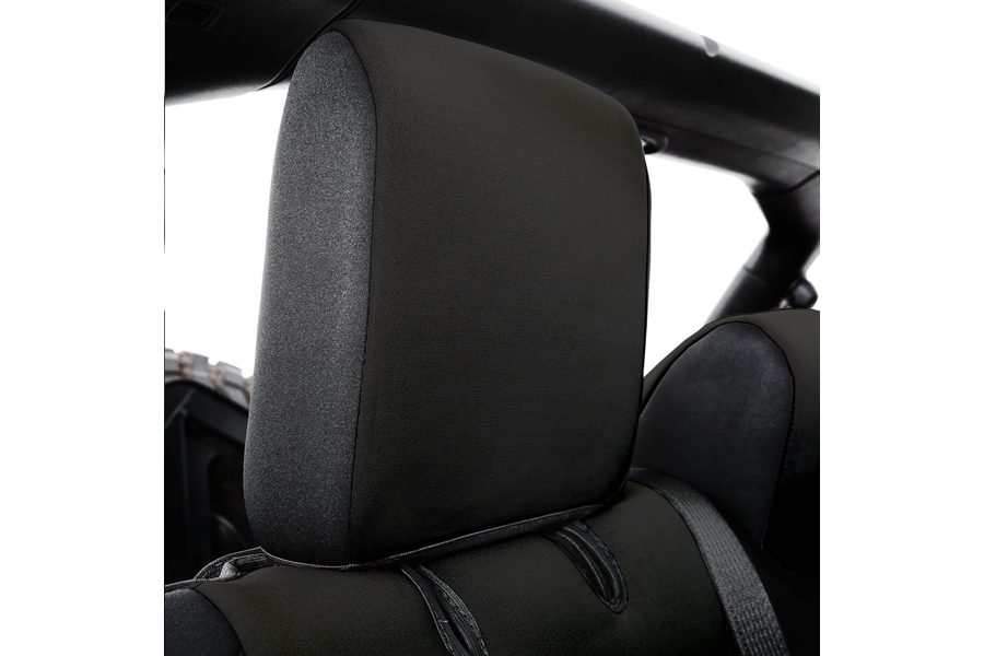 Smittybilt Neoprene Seat Cover Set Front/Rear Black - JL 4dr Non-Rubicon