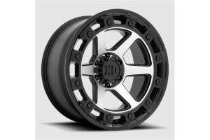 XD Series XD862 Raid Wheel, Satin Black Machined - 17x9 5x5 - JT/JL/JK