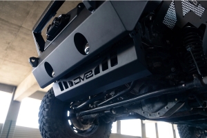 DV8 Offroad Front Bumper Sway-Bar Disconnect Skid Plate - JT/JL