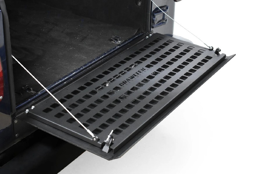 Crawltek Drop Down Tailgate w/ Molle Rack - YJ/TJ