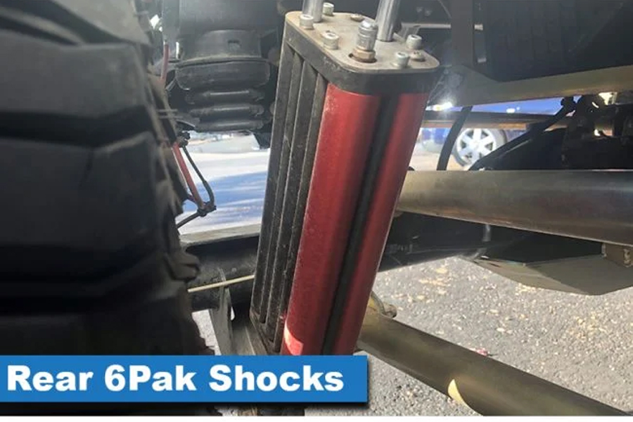 MetalCloak 15in 6Pak Shock Rear - JT