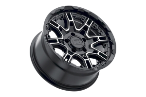 Wheel Pros Level 8 Slingshot Wheel, 17x8.5 5x5 - Black - JT/JL/JK
