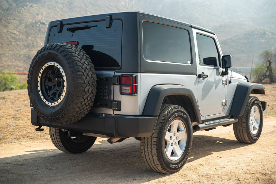 DV8 Offroad Tailgate Reinforcement Molle Panel - JK
