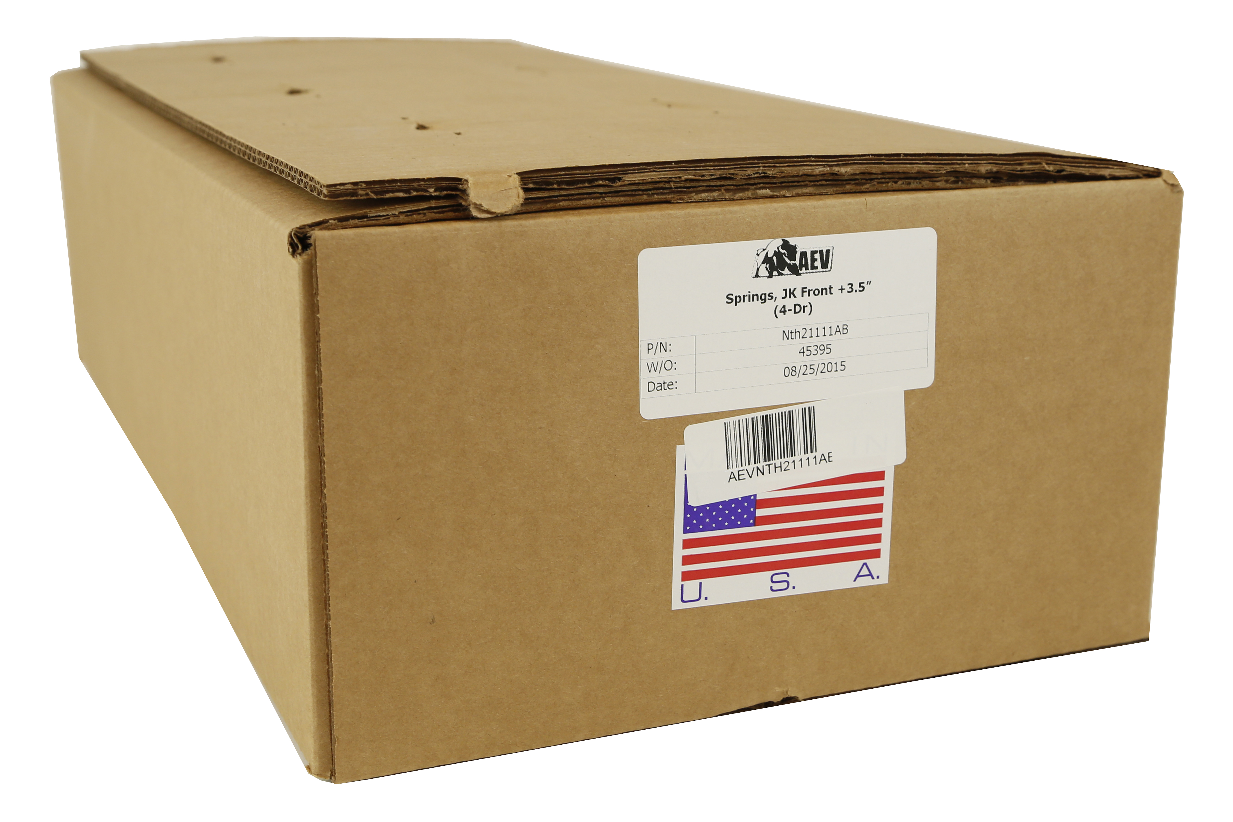 AEV Coil Spring for 3.5in Lift Front Black - JK