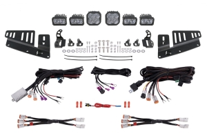Diode Dynamics Stage Series Fog Pocket Kit - White Sport - Bronco 2021+ w/ Steel Bumper