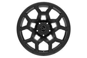 Black Rhino Overland Wheel, 17x9.5 5x5 - Matte Black - JT/JL/JK