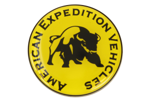 AEV Wheel Center Cap Yellow w/ Logo