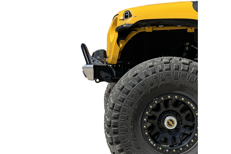 Savvy Offroad Legacy 6061 Front Bumper w/ Hoop - Bare - JT/JL 