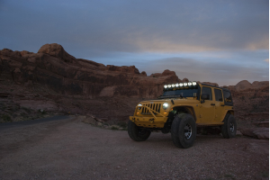 KC HiLiTES Gravity Pro6 50in LED Light Bar and Mount - JK
