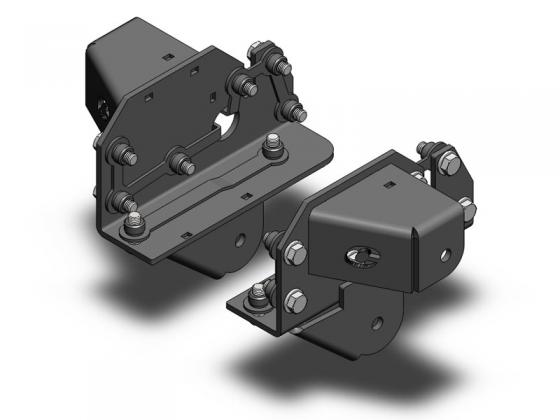 Clayton Rear Long Arm Frame Brackets - JK
