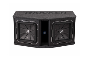 Kicker Dual 12in L7 2ohm Loaded Subwoofer Enclosure      
