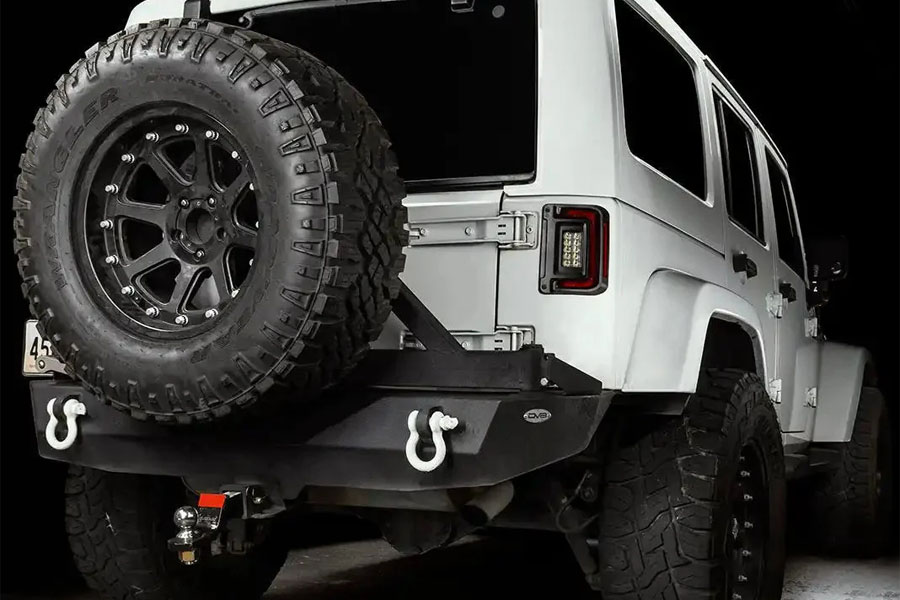 Oracle V2 Flush Mount LED Tail Lights  - Standard Red - JK