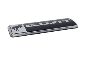 Ford Performance Parts G.O.A.T. Badge - Black/Chrome - Bronco & Bronco Sport 2021+