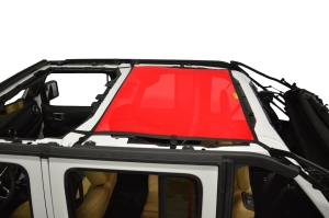 Dirty Dog 4x4 Sun Screen Rear - Red - JL 4DR