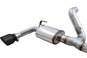AWE Tread Edition Axleback Dual Exhaust - Diamond Black Tips - JL 3.6L/2.0L