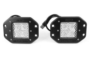 Rigid Industries D-Series PRO Flood Diffused Lights w/Flush Mount, Pair