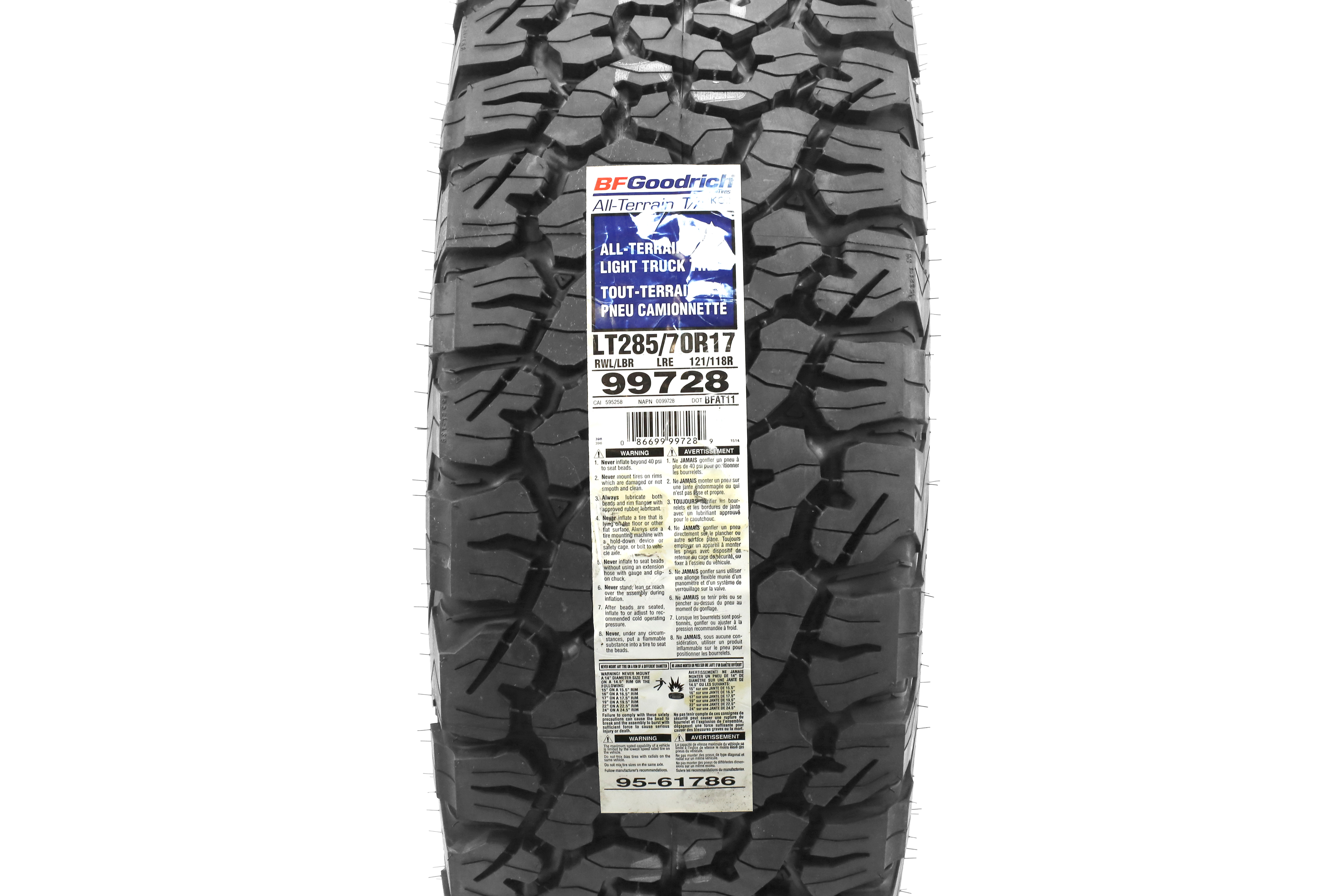 BFGoodrich All-Terrain 285/70R17 Tire