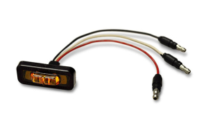 Poison Spyder Rectangular LED Marker Lamp Amber