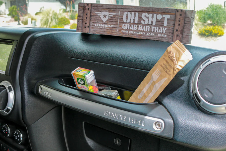 Combat Off Road OH SHT Grab Bar Tray - 2011+ JK