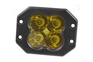 Diode Dynamics SS3 Pro Flush Mount LED Pod - Yellow Spot