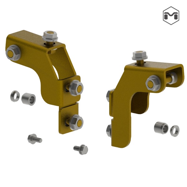 MetalCloak 6Pak Front Shock Mount Kit   - JK