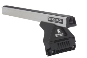 Rhino Rack Heavy Duty RL110 Silver 3 Bar Roof Rack  - JL 4dr