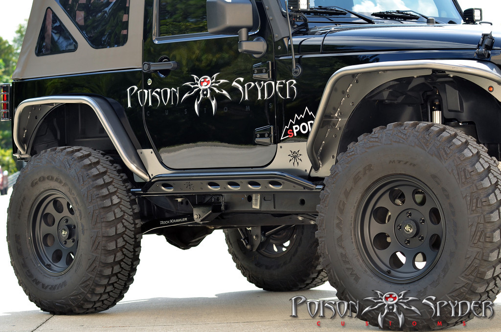 Poison Spyder Rocker Knockers w/Sliders - JK 2dr