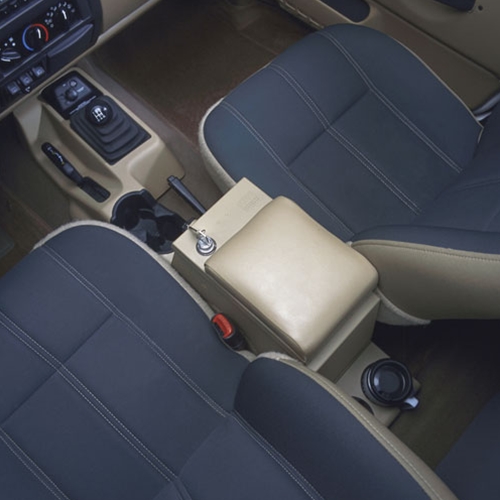 Tuffy Security Security Rear-Half Console for Speaker Charcoal Gray