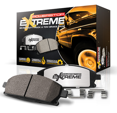 Power Stop Z36 Extreme Truck and Tow Carbon-Ceramic Brake Pads, Front  - JK