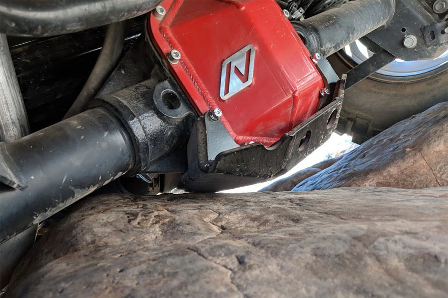 Next Venture Motorsports Rear Diff Skid & Pinion Guard M220 - Bare Metal - JL/JT
